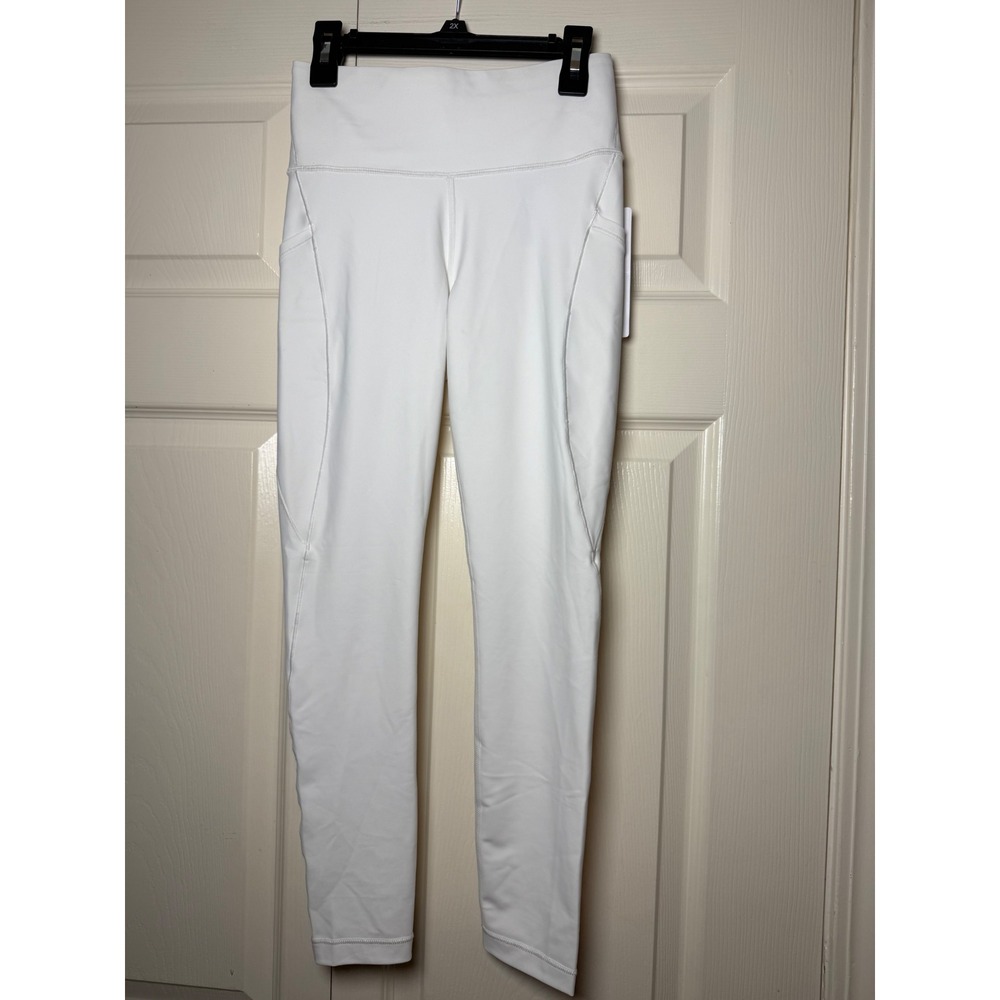 Athleta Interval Stash 7/8 Tight White High Rise Leggings XS NWT